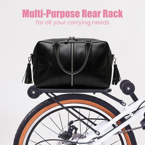 20 Inch Folding Bike for Adults, 7-Speed Foldable Bike for Women & Men, Foldable Bicycle with Dual Disc Brake, Portable Commuter City Bikes with Adjustable Saddle in Saudi Arabia