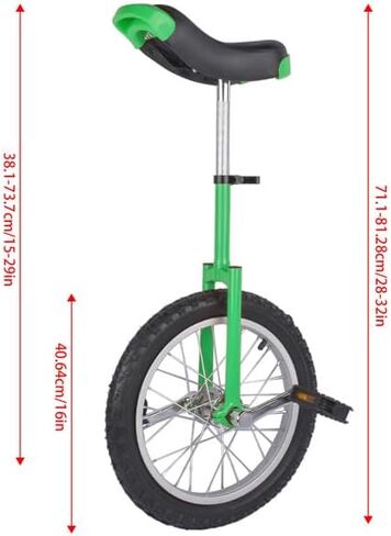 Height Adjustable Unicycle, 16 Inch Wheel Monocycle in Saudi Arabia