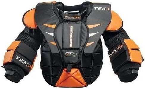 PowerTek Barikad V5.0 Ice Hockey Goalie Goal Chest Arm Pads, Junior Sizes (Small) in Kuwait