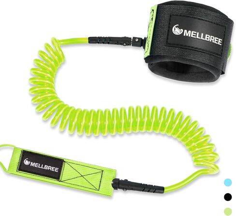Mellbree Surfboard Leash, Premium SUP Leash Double-Side Rotatable Wirst Strap Leg Rope Flexible for Paddleboard Longboard Shortboard Stand-up Paddleboards in Kuwait