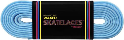 Bont Skates Waxed Laces - 6mm & 8mm - 47" 71" 79" 96" 108" - Tickle Blue in Saudi Arabia