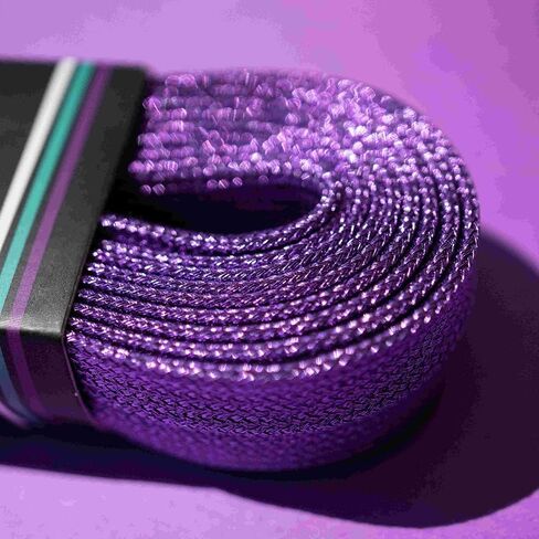 Bont Skates 8mm Shimmer Laces - 79" 96" 108" - Smoked Amethyst Purple in Saudi Arabia