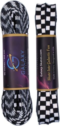 Galaxy Skates Sublimation 9mm Roller Skate Laces – Colorful Shoelaces for Derby Skates, Boots, Figure Skates Multiple Lengths in Kuwait