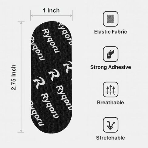 120 PCS Bowling Thumb Tape (Fast Release Black) – Pre-Cut Finger Insert Grip Tape for Bowlers, 1" x 2.75" Protective Tape, No Residue, Breathable in Kuwait