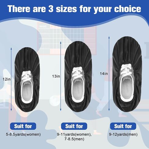 Bowling Shoe Covers, Shoe Protector Covers for Bowling Shoe Waterproof Reusable and Anti Slip (Large) in Kuwait