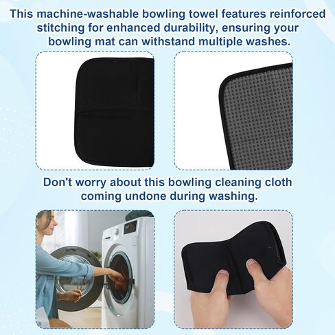Bowling Ball Spinner with Cleaning Cloth Pad Shammy, Bowling Rotating Ball Cup Sport Holder Display Stand Rack 360° Smooth Rotation Practical Sport Accessory in Kuwait
