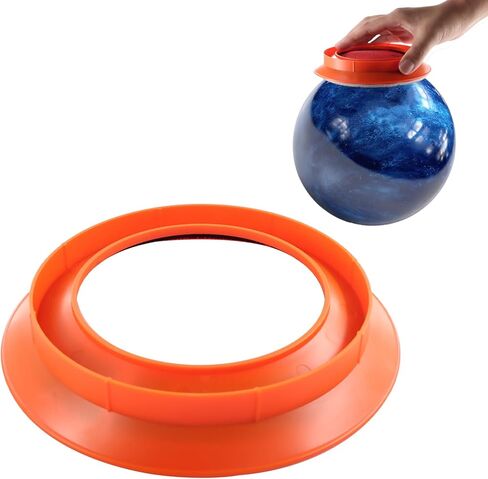 Universal Sanding Pad Holder for Bowling Balls, Precision Surface Maintenance Tool 2-in-1 Cleaning Polishing and Display Stand Accessory for Bowling Balls Better Reaction (Blue) in Kuwait