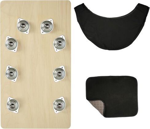 AIWFL Bowling Ball Release Trainer with Bowling Carry Bag and Towel, 14 x 7.7 x 1 Inch Wood Bowling Ball Motion Trainer Spinner Enhance Your Bowling Game, Improve Your Hand and Release Position in Kuwait