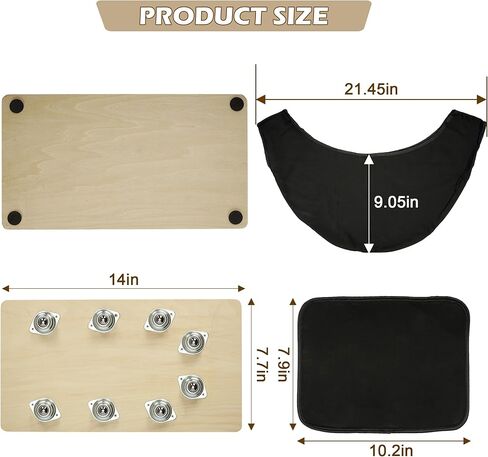 AIWFL Bowling Ball Release Trainer with Bowling Carry Bag and Towel, 14 x 7.7 x 1 Inch Wood Bowling Ball Motion Trainer Spinner Enhance Your Bowling Game, Improve Your Hand and Release Position in Kuwait