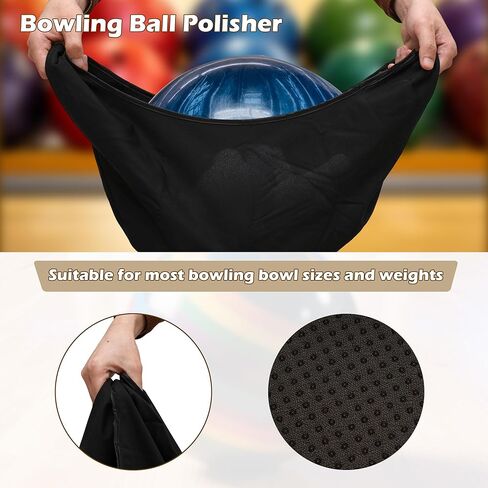 AIWFL Bowling Ball Release Trainer with Bowling Carry Bag and Towel, 14 x 7.7 x 1 Inch Wood Bowling Ball Motion Trainer Spinner Enhance Your Bowling Game, Improve Your Hand and Release Position in Kuwait