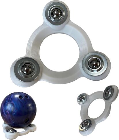 Bowling Ball Spinner, Hook & Grip Trainer with Maintenance Stand - All-in-One Practice Tool for Improving Rev Rate and Ball Performance in Kuwait