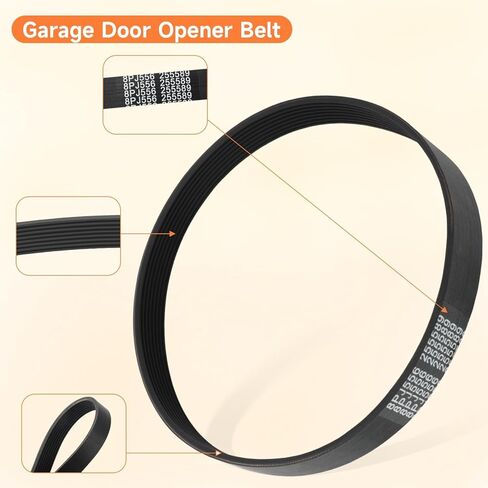 Treadmill Motor Belt Compatible with NordicTrack ProForm Reebok Gold's Gym Epic Fitness F23 Sport 500s Replace#: 255589 8PJ556, 21.89"×0.75" Traction Drive Belt in Kuwait