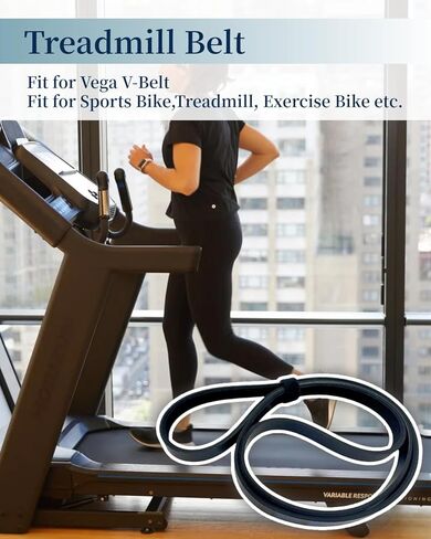 500J PJ1270 6-Rib حزام محرك مشاية كهربائي مناسب لمطاحن Vega V-Belt، لحزام محرك مجفف اللياقة البدنية Xbike in Saudi Arabia