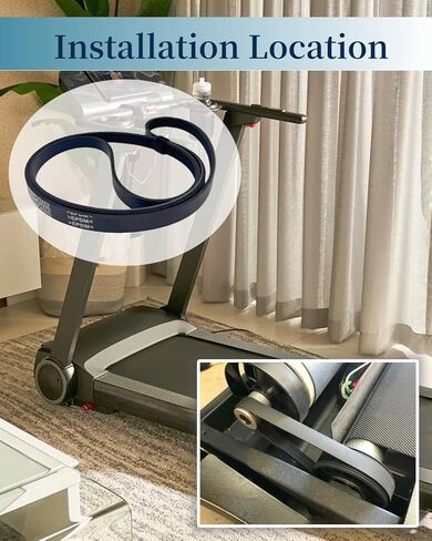 500J PJ1270 6-Rib حزام محرك مشاية كهربائي مناسب لمطاحن Vega V-Belt، لحزام محرك مجفف اللياقة البدنية Xbike in Saudi Arabia