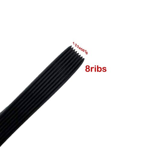 1pcs 255858 8PJ598 High Strength Good Tension V-Belts Treadmill Fan Drive Motor Belt 8 Ribs in Saudi Arabia