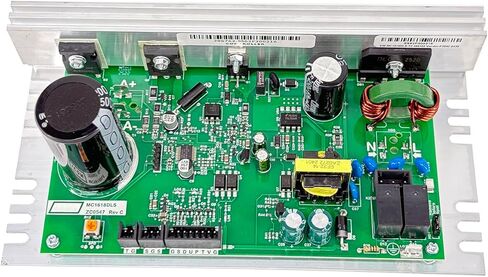 وحدة تحكم محرك جهاز المشي MC1618DLS 386762، #Replace ZC0547 تعمل مع لوحة تحكم جهاز المشي Icon GldsGym Proform NordicTrack 398056 386816 398076 (مقابس سوداء) in Kuwait