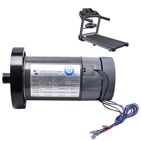 Treadmill Dc Drive Motor with Flywheel, 3.0 Hp 130 Vdc 2238 Watts, M-405560 Treadmill Motor Compatible with Nordictrack and Proform Performance 800i/Thineline Prodesk/Power 795 in Saudi Arabia