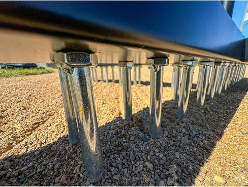 Yard Tuff Cross Drag Leveler with 60 Steel Spikes, Tow Rope & Weight Post, Heavy-Duty Soil & Field Leveling Tool for Arenas & Baseball Infields, Black in Kuwait