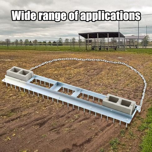 6ft Big League Baseball Field Drag Flat Mat Surfaces with Chain Easy to Drag for Manual or Vehicle Assisted Pulling Baseball Big League Field in Saudi Arabia