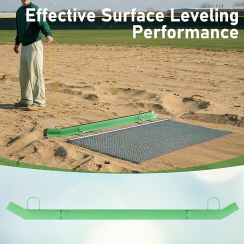 Baseball Field Cutting Bar 6 ft Heavy Duty Drag Mat Accessory Replacement for Field Leveling and Surface Maintenance Fits Most Drag Mats Gravel Driveway Baseball Infield Lawn & Soil Leveling in Saudi Arabia