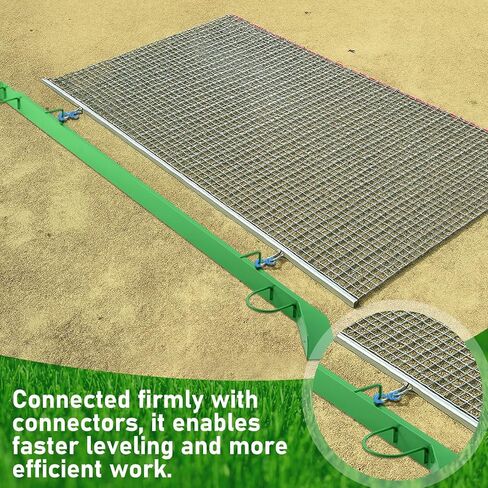 Baseball Field Cutting Bar 6 ft Heavy Duty Drag Mat Accessory Replacement for Field Leveling and Surface Maintenance Fits Most Drag Mats Gravel Driveway Baseball Infield Lawn & Soil Leveling in Saudi Arabia