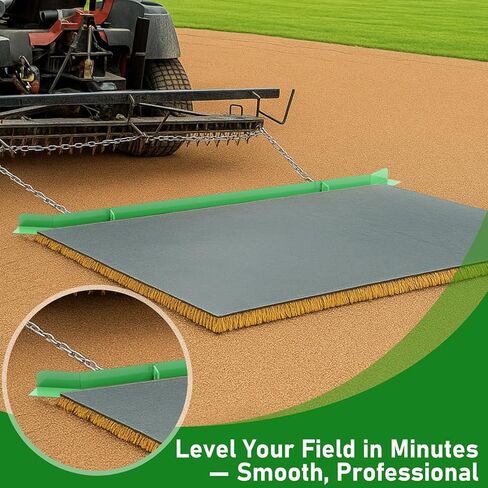 Baseball Field Cutting Bar 6 ft Heavy Duty Drag Mat Accessory Replacement for Field Leveling and Surface Maintenance Fits Most Drag Mats Gravel Driveway Baseball Infield Lawn & Soil Leveling in Saudi Arabia