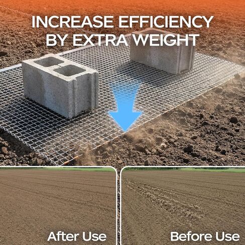 Heavy Duty Durable Drag Mat Steel Mesh Field Surface Leveling Drag Mat for Manual or Vehicle Pulling ATV/UTV and Tractors (4 x 3 ft) in Saudi Arabia