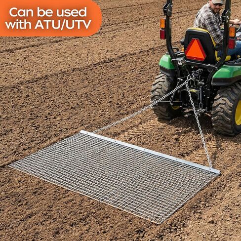 Heavy Duty Durable Drag Mat Steel Mesh Field Surface Leveling Drag Mat for Manual or Vehicle Pulling ATV/UTV and Tractors (4 x 3 ft) in Saudi Arabia