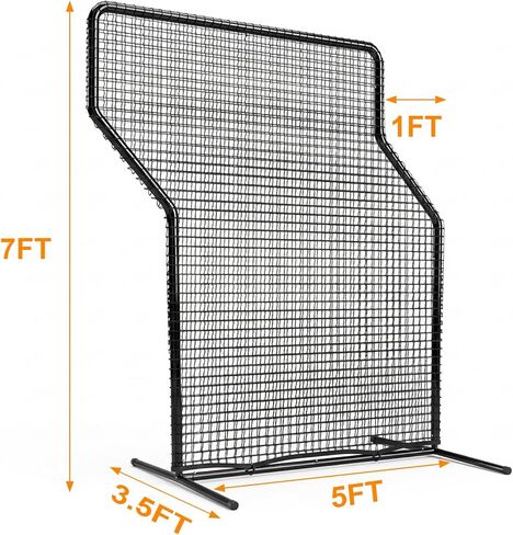 Gagalileo Baseball Z Screen Softball Pitching Practice Net Pitcher Protective Portable for Batting Cage Backyard Coaches Parents Youth Training Beisbol in Kuwait