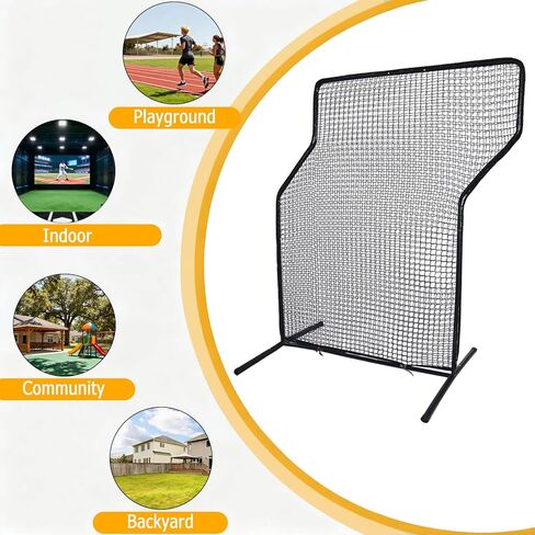 Gagalileo Baseball Z Screen Softball Pitching Practice Net Pitcher Protective Portable for Batting Cage Backyard Coaches Parents Youth Training Beisbol in Kuwait