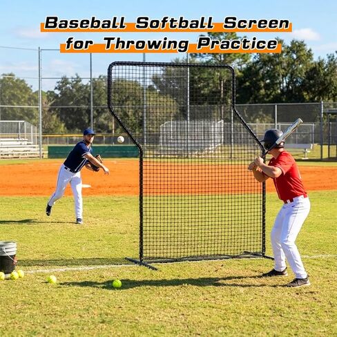 Gagalileo Baseball Z Screen Softball Pitching Practice Net Pitcher Protective Portable for Batting Cage Backyard Coaches Parents Youth Training Beisbol in Kuwait