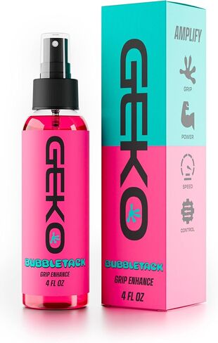 معزز قبضة البيسبول من Geko Bubbletack - بديل قطران الصنوبر المائي والنباتي، تعزيز خروج الفيلو والتحكم في الخفافيش - غير خطير، غير رذاذ لمضارب البيسبول/الكرة اللينة، لفافات الخفافيش - ليست للشريط الرياضي in Kuwait