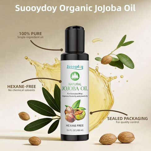 Suooydoy 12oz الصنوبر الصنوبري مع زيت الجوجوبا راتنج الصنوبر الطبيعي لتغليف شمع العسل الغذاء الصف قبضة جيدة والأداء مثالية للموسيقيين الرياضيين الراقصين والمشاريع DIY in Kuwait