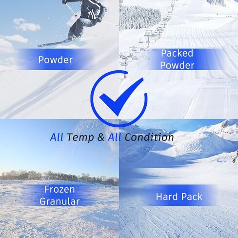 100ml Universal Liquid Ski & Snowboard Wax - All-Temperature, No-Iron Application, Fluorine-Free Formula in Kuwait