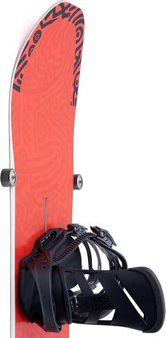 Snowboard Wall Mount Hanger – Edge-Safe Snow Board Storage, Modern Floating Vertical Rack, Clip Hook Gravity Grip Holder to Securely Store, Hang & Display Snowboards, Gear Organizer in Kuwait