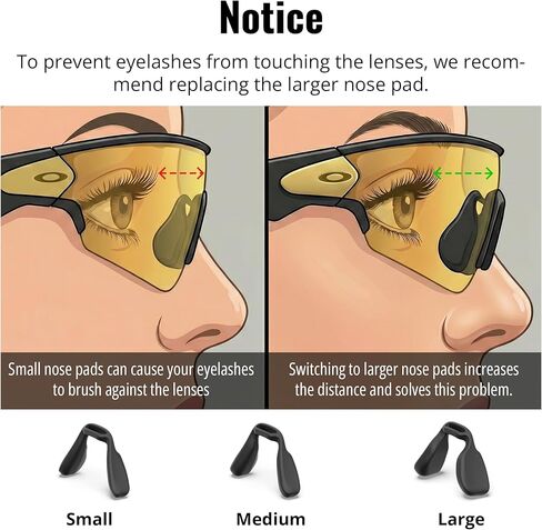 عدسات HiBloks المشبكية المتوافقة مع نظارات Oakley Meta Vanguard، عدسة قابلة للاستبدال بمشبك للعدسات الطبية المخصصة مع قطعة قماش النظارات، شفافة in Kuwait