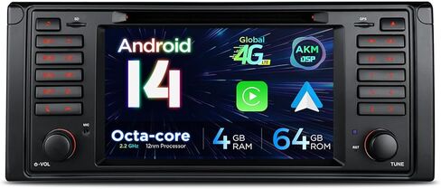 XTRONS 7 بوصة Android 14 Stereo لـ BMW E39 M5 1999-2003 E39 1995-2003 ، شاشة تعمل باللمس 4+64GB CAR BLUETOOTH UNIT GLOBART in Kuwait