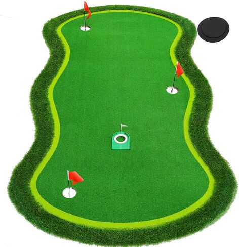 Bearwill Golf Putting Green,5ft x 10ft Golf Practice Putting Mat,Professional Large Golf Training Mat for Indoor Outdoor Garage Backyard in Kuwait