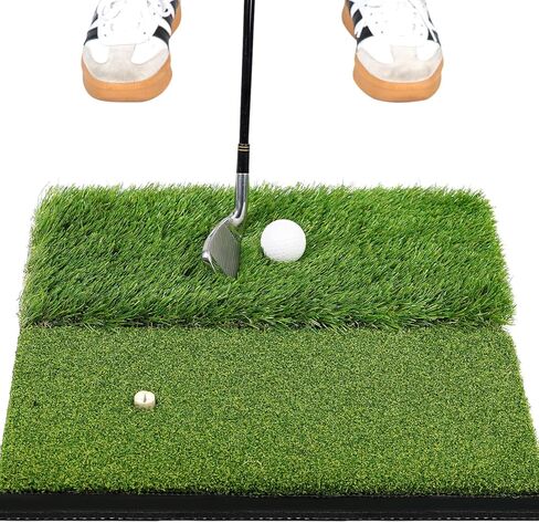 Premium Golf Hitting Mat, 10mm Foam Padding with Rubber Backing Golf Mat, Golf Practice Mat for Indoor and Outdoor Training in Kuwait