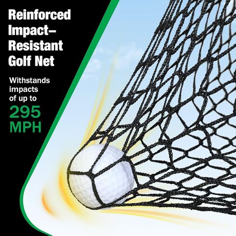 MoKo Golf Net, 10 x 7ft Golf Practice Net with Targets, Portable Hitting Nets for Backyard Garage Indoor, Improve Swing Putting Pitching, Gift for Men & Golfer in Saudi Arabia