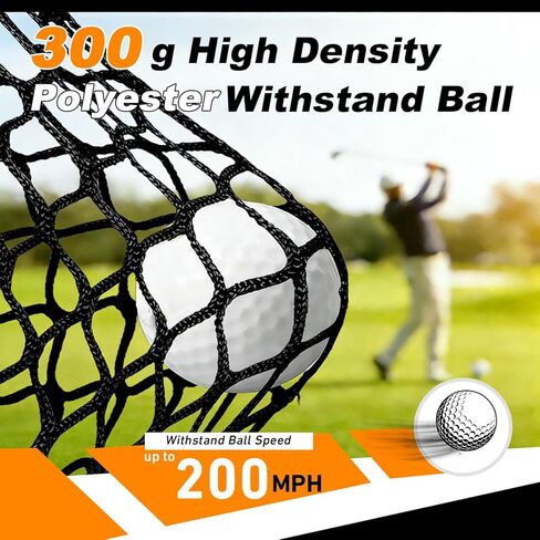 Gagalileo Golf Net: 12x7FT Backyard Driving Real Golf Ball Practice Hitting Training by Turf Mat Target Indoor Outdoor Chipping Swing Gift for Golfers Dad Husband Men in Kuwait