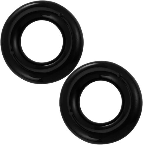 2pcs Golf Swing Practice Weight Rings Weighted Swing Trainer for Beginners Donut Training Aid for Warm-up and Skill Improvement in Saudi Arabia