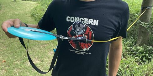 QOGIR Resistance Trainer for Disc Golf, Practice Backhand or Forehand Throws to Improve Your Disc Golf Technique, Increase Strength in Your Pull Through, Gain Extra Distance, Disc Shaped Grip. in Kuwait