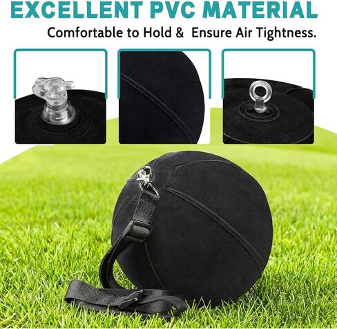 Golf Training Aid, Smart Ball for Golf Swing Trainer, Golf Training Ball Between Arms - Connector & Hanger Golf Practice Equipment, Inflatable Golf Swing Ball - Posture Correction for Beginners in Kuwait