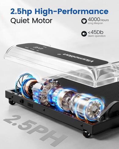 جهاز سير للمشي مع شريط مقبض وميل قابل للتعديل، جهاز سير محمول صغير الحجم للمكتب المنزلي، جهاز سير هادئ مضاد للانزلاق تحت المكتب بقوة 2.5 حصان، جهاز تحكم عن بعد في السرعة من 0.6 إلى 3.8 ميل في الساعة، 265 رطل in Kuwait