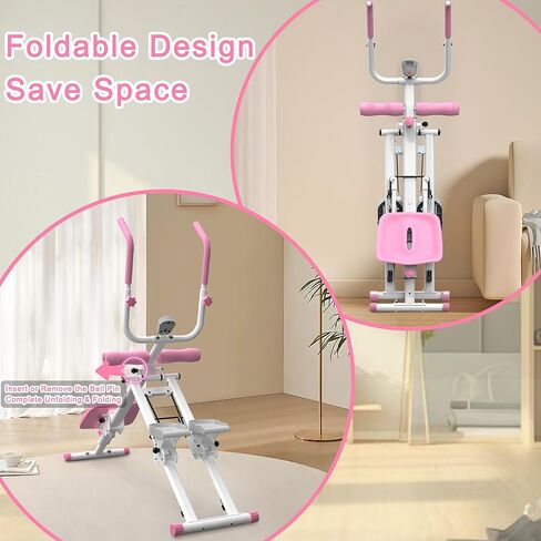 جهاز تمارين البطن والدرج 2 في 1 من كينماك - مدرب متعدد الوظائف - ترقية عالية الكفاءة لجهاز Stairmaster وجهاز تدريب عضلات البطن، معدات تمارين الجسم بالكامل لتمارين الصالة الرياضية المنزلية in Kuwait