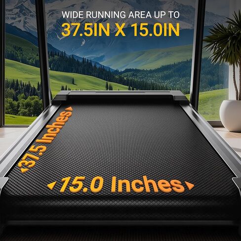 16% Incline Treadmill with Handle, 4-in-1 Foldable Treadmill with Triple-Screen Console, 3.0HP Quiet Brushless Treadmills for Home and Office Use, 400 LBS Capacity in Kuwait