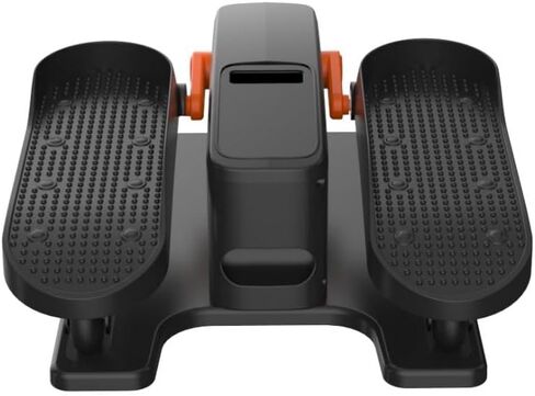 آلة بيضاوية الشكل تحت المكتب، جهاز تمرين الساق البيضاوي الكهربائي كما يظهر على شاشة التلفزيون لكبار السن، جهاز تمرين بدواسة محمول هادئ للمكتب المنزلي مع 12 سرعة قابلة للتعديل وجهاز تحكم عن بعد in Kuwait