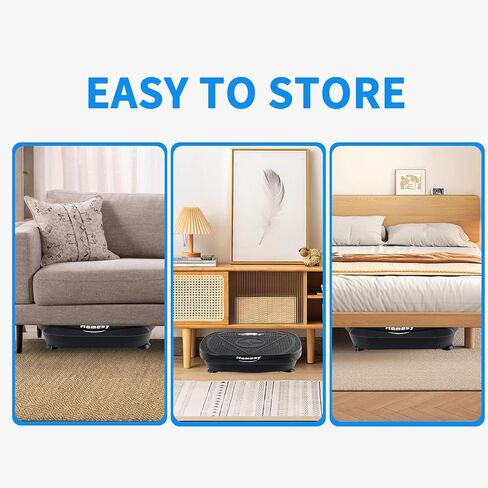 آلة تمرين لوحة الاهتزاز المنزلية، لوحة اهتزاز للتصريف اللمفاوي، لوحة منصة اهتزاز الجسم بالكامل للياقة البدنية المنزلية وحرق الدهون، معدات صالة الألعاب الرياضية للنساء والرجال in Kuwait