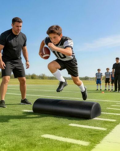 قطعتان من معدات تدريب كرة القدم المقاومة للماء من البولي يوريثان لكرة القدم مع مقبض وبطانة داخلية للتدريب الرياضي على كرة القدم للشباب in Kuwait